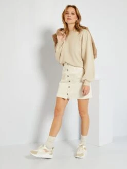 Sudadera 'Jacqueline De Yong' De Punto - BEIGE -Zalaris Tienda sudadera jacqueline de yong de punto beige zm098 1 frb2