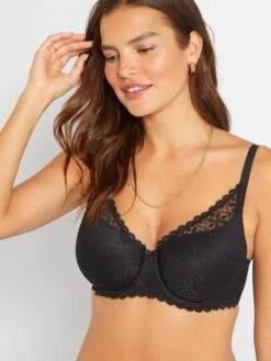 Sujetador Con Relleno Copas D Y E - Negro -Zalaris Tienda sujetador con relleno copas d y e negro yc207 9 frb4