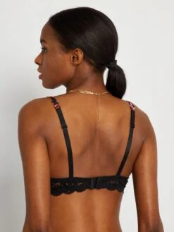 Sujetador Con Relleno 'Envie De Lingerie' - Estampado Negro -Zalaris Tienda sujetador con relleno envie de lingerie estampado negro zt228 1 frb2