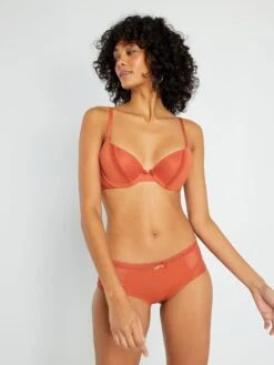 Sujetador Con Relleno 'Envie De Lingerie' - Naranja -Zalaris Tienda sujetador con relleno envie de lingerie naranja amw27 1 frb2