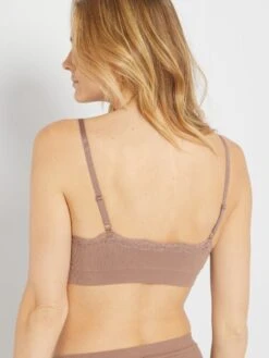 Sujetador Con Relleno Extraíble - Castaño Claro -Zalaris Tienda sujetador con relleno extraible castano claro zd128 4 frb3