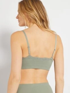 Sujetador Con Relleno Extraíble - Gris -Zalaris Tienda sujetador con relleno extraible gris zd128 7 frb4