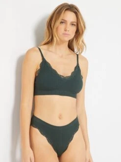 Sujetador Con Relleno Extraíble - VERDE -Zalaris Tienda sujetador con relleno extraible verde zd128 6 frb5