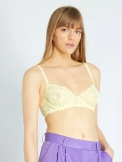 Sujetador Corbeille De Encaje - Amarillo -Zalaris Tienda sujetador corbeille de encaje amarillo zo246 1 frb2