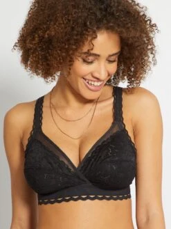 Sujetador Cour Croisé Femenino 'Playtex' - Negro