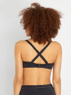 Sujetador De Bikini Con Aros 'Sans Complexe' - Negro -Zalaris Tienda sujetador de bikini con aros sans complexe negro acr53 1 frb4