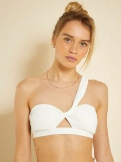 Sujetador De Bikini Tipo Bandeau - Blanco -Zalaris Tienda sujetador de bikini tipo bandeau blanco zq222 1 frb3