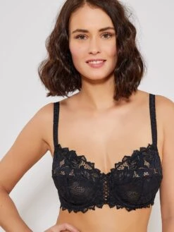 Sujetador De Encaje Arum 'Sans Complexe' - Negro -Zalaris Tienda sujetador de encaje arum sans complexe negro yt784 4 frb3