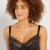 Sujetador De Encaje Floral 'Bestform' - Nero -Zalaris Tienda sujetador de encaje floral bestform nero tz604 21 frb1