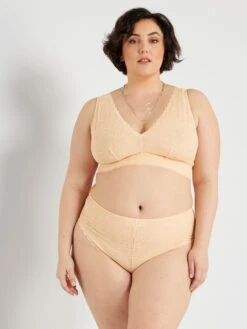 Sujetador De Encaje - NARANJA -Zalaris Tienda sujetador de encaje naranja zk960 1 frb2