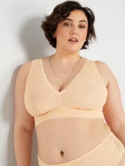 Sujetador De Encaje - NARANJA -Zalaris Tienda sujetador de encaje naranja zk960 1 frb4