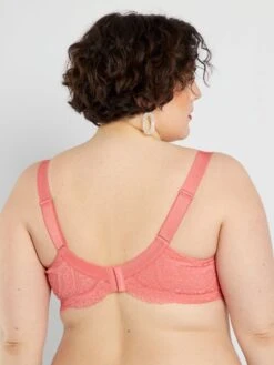 Sujetador De Encaje - Rosa -Zalaris Tienda sujetador de encaje rosa aai02 2 frb2