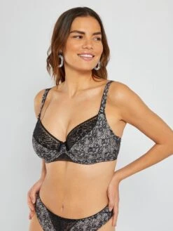 Sujetador De Microfibra 'Sans Complexe' - NEGRO -Zalaris Tienda sujetador de microfibra sans complexe negro atu12 1 frb3