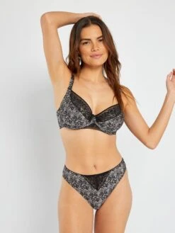 Sujetador De Microfibra 'Sans Complexe' - NEGRO -Zalaris Tienda sujetador de microfibra sans complexe negro atu12 1 frb4