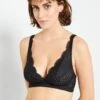 Sujetador De Triángulo De Encaje Miss 'Sans Complexe' - Negro