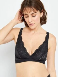 Sujetador De Triángulo De Encaje Miss 'Sans Complexe' - Negro -Zalaris Tienda sujetador de triangulo de encaje miss sans complexe negro zh465 1 frb3