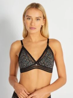 Sujetador De Triángulo 'Mojito Lingerie' - NEGRO