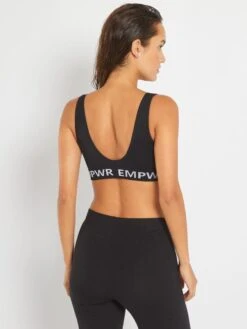 Sujetador Deportivo Con Almohadillas Extraíbles - Negro -Zalaris Tienda sujetador deportivo con almohadillas extraibles negro zb470 1 frb3