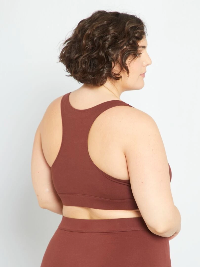 Sujetador Deportivo - MARRON 5 Sujetador Deportivo - MARRON - Imagen 3