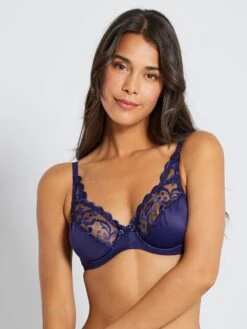 Sujetador Essential Elegance 'Playtex' - Azul Marino -Zalaris Tienda sujetador essential elegance playtex azul marino xw582 2 frb4