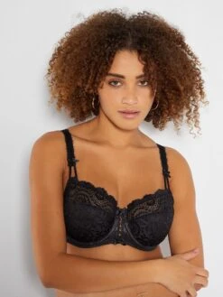 Sujetador Flower Elegance 'Playtex' - Negro -Zalaris Tienda sujetador flower elegance playtex negro vf172 7 frb3