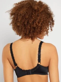 Sujetador Full Cup Flower Elegance 'Playtex' - NEGRO -Zalaris Tienda sujetador full cup flower elegance playtex negro yp692 2 frb2