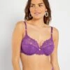Sujetador 'Sans Complexe' De Encaje - PURPURA