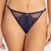 Tanga De Encaje 'Sans Complexe' - AZUL