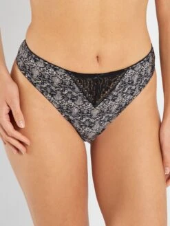 Tanga De Microfibra 'Sans Complexe' - NEGRO -Zalaris Tienda tanga de microfibra sans complexe negro atu16 1 frb4