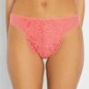 Tanga 'Sans Complexe' - Coral