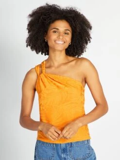 Top Asimétrico - AS NARANJA