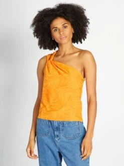 Top Asimétrico - AS NARANJA -Zalaris Tienda top asimetrico as naranja avx59 1 frb3