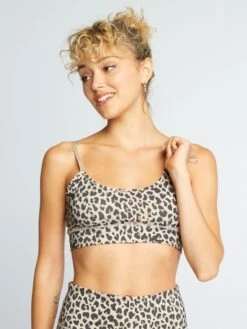 Top De Deporte Con Estampado De 'leopardo' - LEOLEGSPO