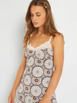 Top De Pijama 'Mojito Lingerie' - Crudo Estampado