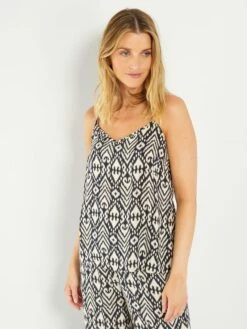 Top De Tirantes Finos - Ikat