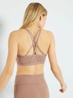 Top Deportivo De Microfibra - Castaño Claro