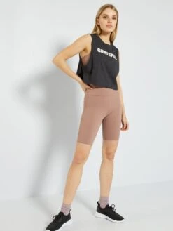 Top Deportivo De Microfibra - Castaño Claro -Zalaris Tienda top deportivo de microfibra castano claro zo181 1 frb3