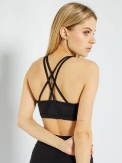 Top Deportivo De Microfibra - Negro