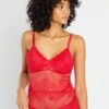 Top Lencero 'Envie De Lingerie' - Rojo