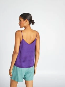 Top Satinado Con Tirantes Finos - PURPURA -Zalaris Tienda top satinado con tirantes finos purpura acw49 1 frb4