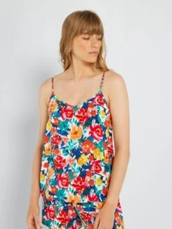 Top Vaporoso De Rayas - NARANJA -Zalaris Tienda top vaporoso de rayas naranja zb011 9 frb3