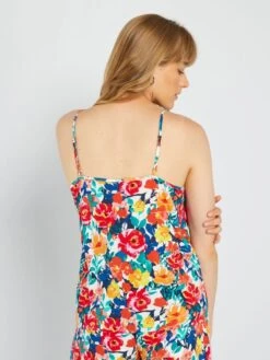 Top Vaporoso De Rayas - NARANJA -Zalaris Tienda top vaporoso de rayas naranja zb011 9 frb4