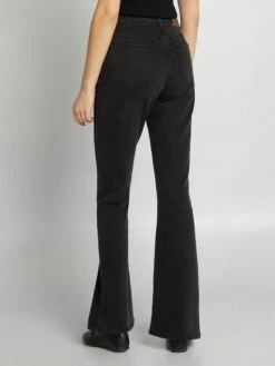 Vaquero Acampanado Con 5 bolsillos - L28 - NEGRO -Zalaris Tienda vaquero acampanado con 5bolsillos l28 negro ahr47 1 frb3