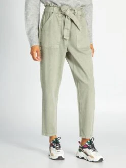 Vaquero Mom Con Cinturón - Gris -Zalaris Tienda vaquero mom con cinturon gris aof04 5 frb4