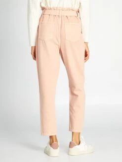 Vaquero Mom Con Cinturón - Rosa 10 Vaquero Mom Con Cinturón - Rosa -Zalaris Tienda vaquero mom con cinturon rosa aof04 3 frb3