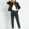 Vaquero Mom Con Talle Muy Alto - L32 - NEGRO -Zalaris Tienda vaquero mom con talle muy alto l32 negro zk670 1 frb1