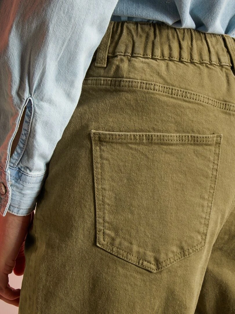 Vaquero Mom De Talle Alto - VERDE 7 Vaquero Mom De Talle Alto - VERDE - Imagen 5