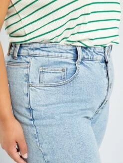 Vaquero Mom De Tiro Alto L34 - 5 Bolsillos - Azul -Zalaris Tienda vaquero mom de tiro alto l34 5 bolsillos azul acm11 4 frb4