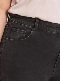 Vaquero Mom Elástico - NEGRO -Zalaris Tienda vaquero mom elastico negro zd834 1 frb4