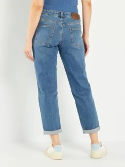 Vaquero Mom Premamá Elástico - AZUL -Zalaris Tienda vaquero mom premama elastico azul add64 2 frb3